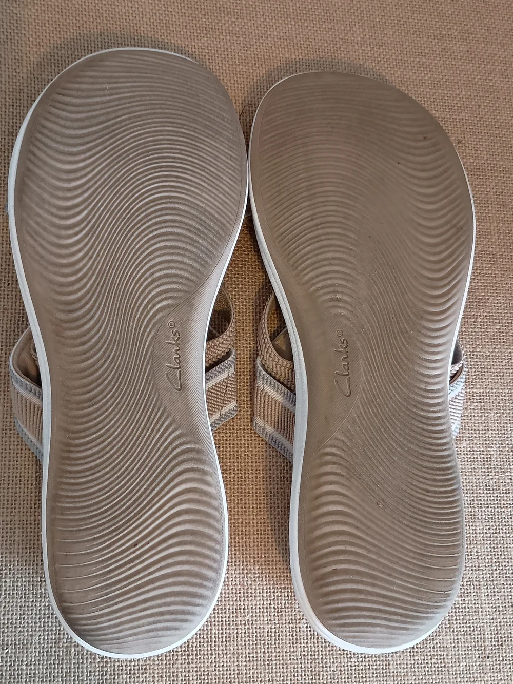 Clarks Cloudsteppers  Mira Isle  Comfort Slide Sandals Sz 9.5